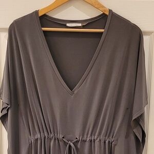 Olive Green Batwing Dress